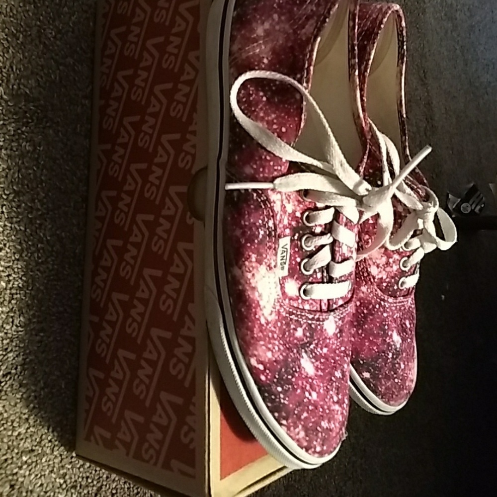 Pink Galaxy vans